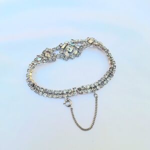 Vintage KRAMER Crystal Bracelet Signed